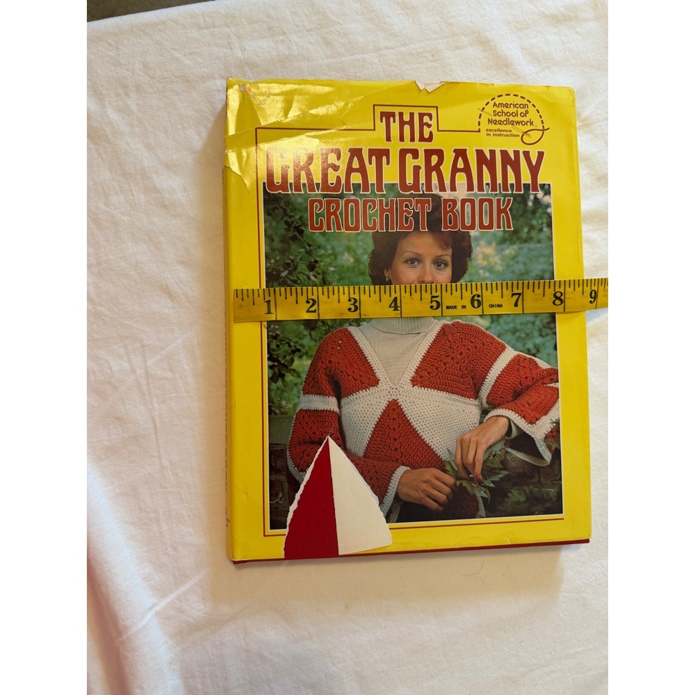 Vintage 1979 The Great Granny Crochet Book Hardcover 76 Patterns Granny Squares - Picture 9 of 11